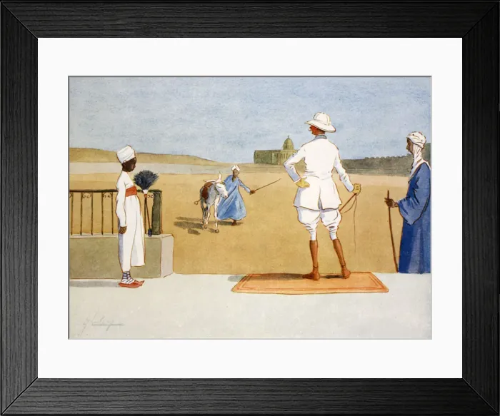 Framed Print : The Dandy Tourist, 1908. Artist: Lance Thackeray Framed Print : The Dandy Tourist, 1908. Artist: Lance Thackeray