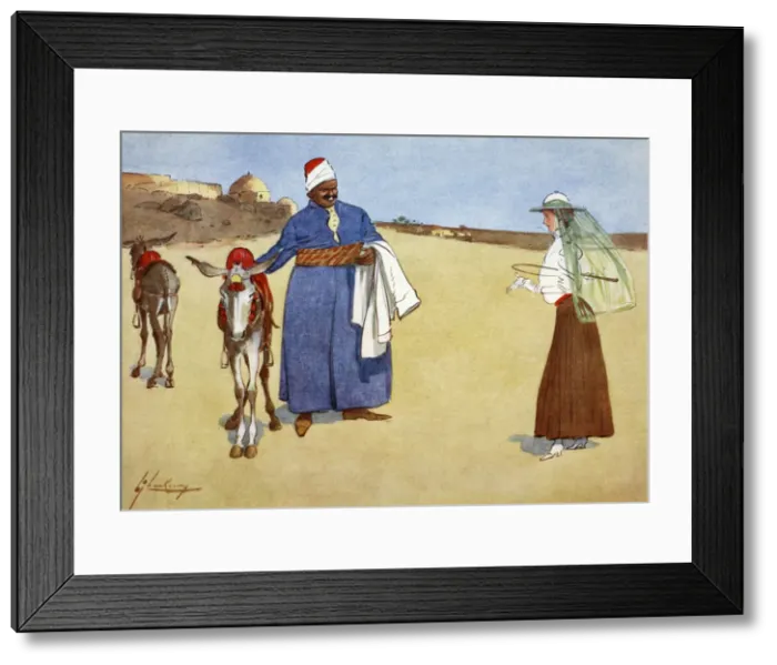Framed Print : Beauty and the Beasts, 1908. Artist: Lance Thackeray Framed Print : Beauty and the Beasts, 1908. Artist: Lance Thackeray