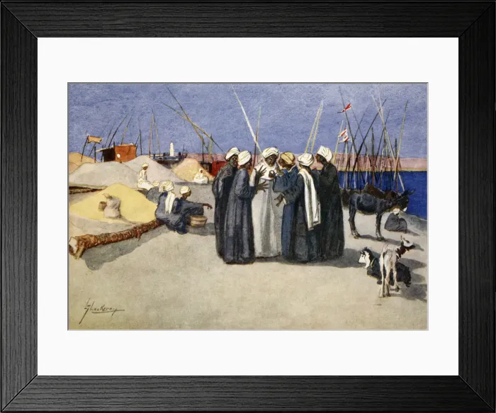 Framed Print : A Side Light, 1908. Artist: Lance Thackeray Framed Print : A Side Light, 1908. Artist: Lance Thackeray