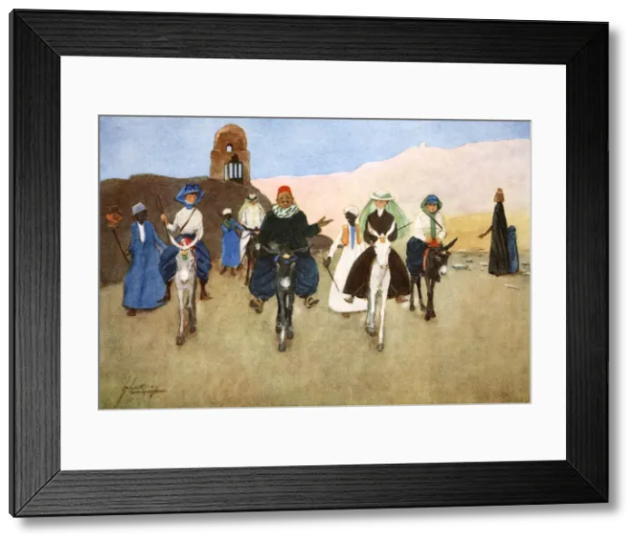 Framed Print : Should Women Ride Astride?, 1908. Artist: Lance Thackeray Framed Print : Should Women Ride Astride?, 1908. Artist: Lance Thackeray