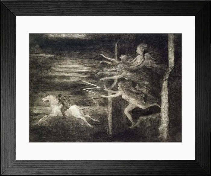 Framed Print : And scarcely had he Maggie rallied, When out the hellish legion sallied, 19th century Framed Print : And scarcely had he Maggie rallied, When out the hellish legion sallied, 19th century