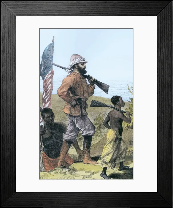 Framed Print : Henry Morton Stanley approaching Lake Tanganyika, Africa, 19th century Framed Print : Henry Morton Stanley approaching Lake Tanganyika, Africa, 19th century