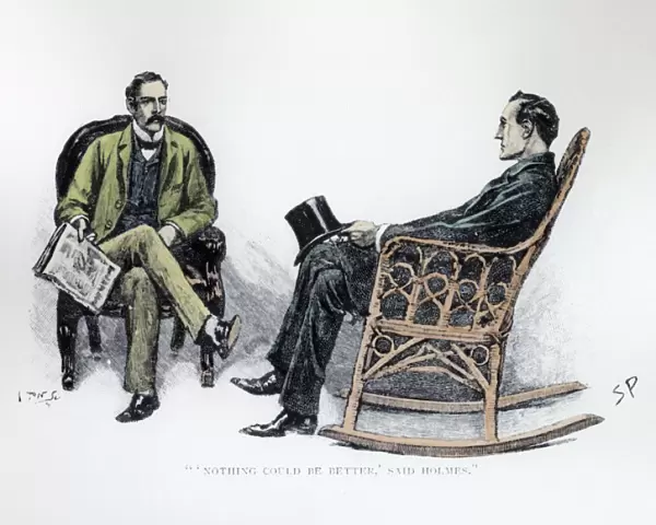 Nothing could be Better said Holmes, 1893. Artist: Sidney E Paget