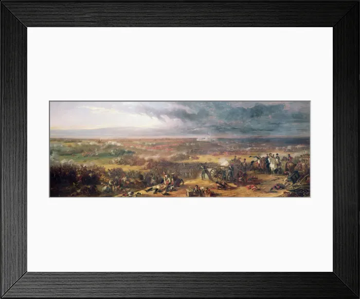 Framed Print : Battle of Waterloo, 1815 Artist: William Allan Framed Print : Battle of Waterloo, 1815 Artist: William Allan