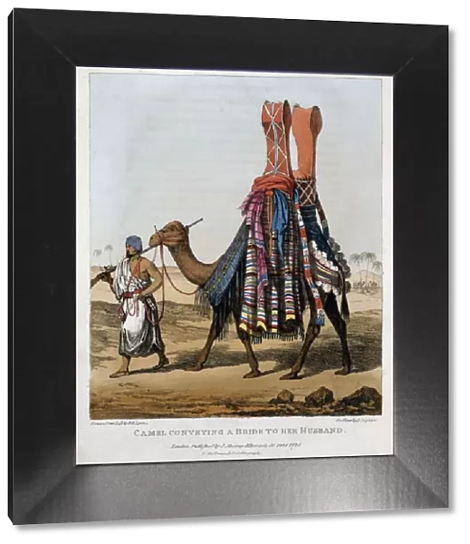 Camel Conveying a Bride to her Husband, 1821. Artist: Denis Dighton