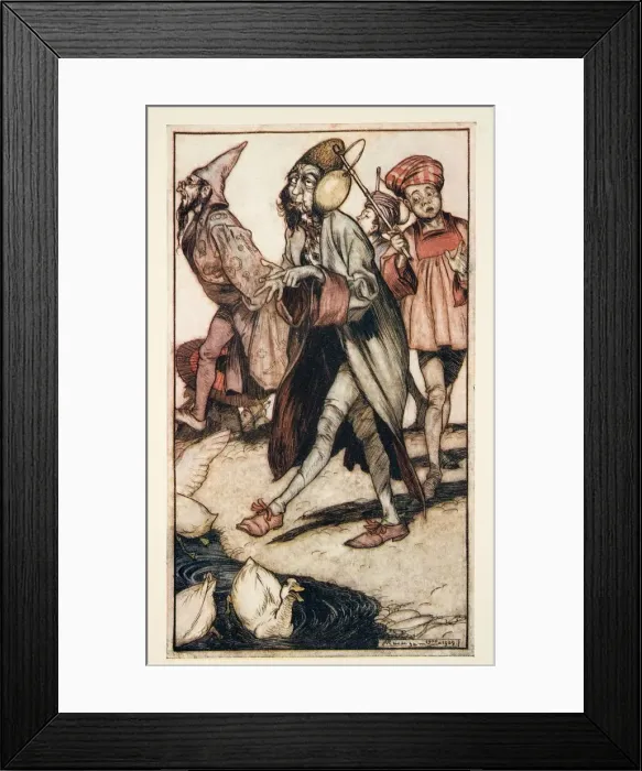 Framed Print : A Laputian Gentleman Taking a Walk, 1909 Framed Print : A Laputian Gentleman Taking a Walk, 1909