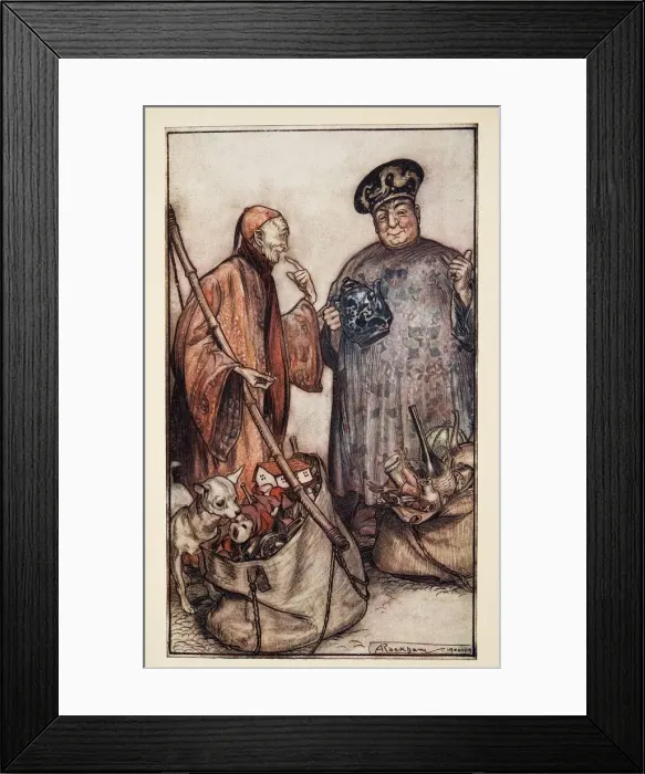 Framed Print : Two of Those Sages …. Like Pedlars Among Us, 1909 Framed Print : Two of Those Sages …. Like Pedlars Among Us, 1909