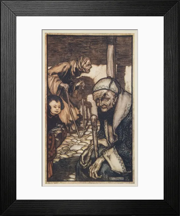 Framed Print : The Struldrugs, 1909 Framed Print : The Struldrugs, 1909