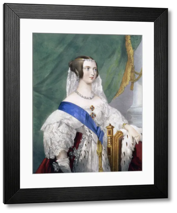 Framed Print : Queen Victoria, 19th century. Artist: John Henry Lynch Framed Print : Queen Victoria, 19th century. Artist: John Henry Lynch