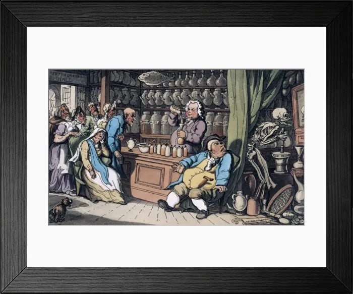 Framed Print : I have a secret art to cure / Each malady which men endure, 1814 Framed Print : I have a secret art to cure / Each malady which men endure, 1814