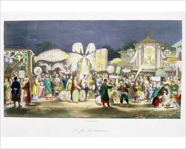 The Festival of the Lanterns, China, 1824-1827