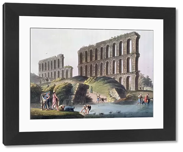 Ruins of the Grand Aqueduct of Ancient Carthage, Tunisia, 1803. Artist: Luigi Mayer