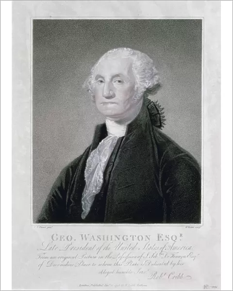 Portrait of George Washington, 1798 Artist: William Nutter