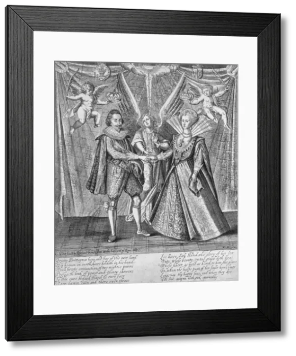 Framed Print : Celebration of the Marriage of James VI of Scotland and Anne of Denmark, 1589 (c1610-1625) Framed Print : Celebration of the Marriage of James VI of Scotland and Anne of Denmark, 1589 (c1610-1625)