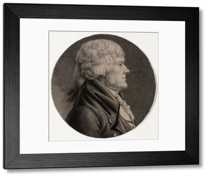 Framed Print : Thomas Jefferson, pub. 1806 (engraving) Framed Print : Thomas Jefferson, pub. 1806 (engraving)