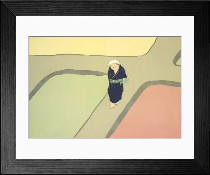 Framed Print : Haru No Taomo, from Momoyo-gusa (The World of Things) Vol III, pub Framed Print : Haru No Taomo, from Momoyo-gusa (The World of Things) Vol III, pub