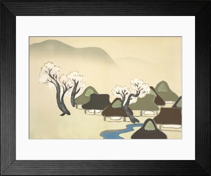 Framed Print : Haru No Denka, from Momoyo-gusa (The World of Things) Vol III, pub