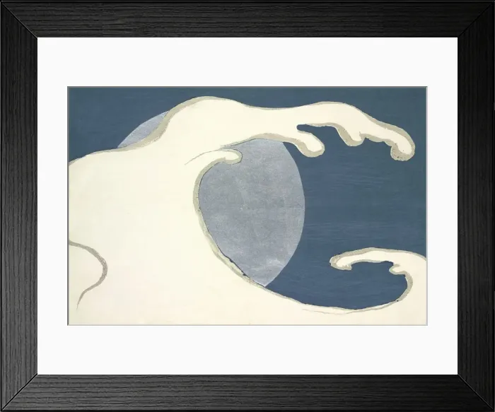 Framed Print : Tatsunami, from Momoyo-gusa (The World of Things) Vol I, pub Framed Print : Tatsunami, from Momoyo-gusa (The World of Things) Vol I, pub