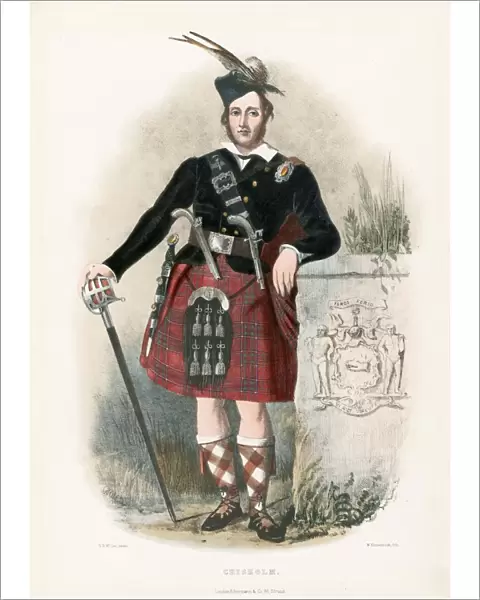 Chisholm, from The Clans of the Scottish Highlands, pub. 1845 (colour lithograph)