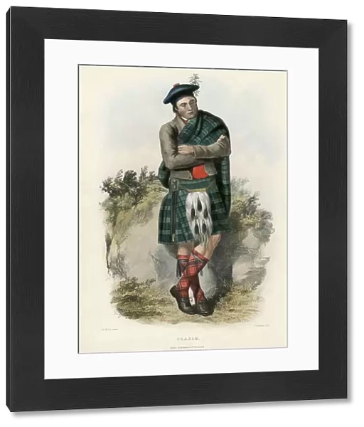 Graham, from The Clans of the Scottish Highlands, pub. 1845 (colour lithograph)