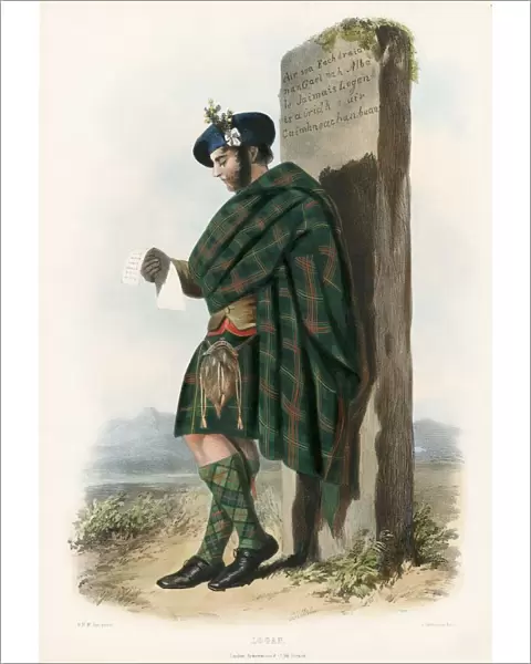 Logan, from The Clans of the Scottish Highlands, pub. 1845 (colour lithograph)
