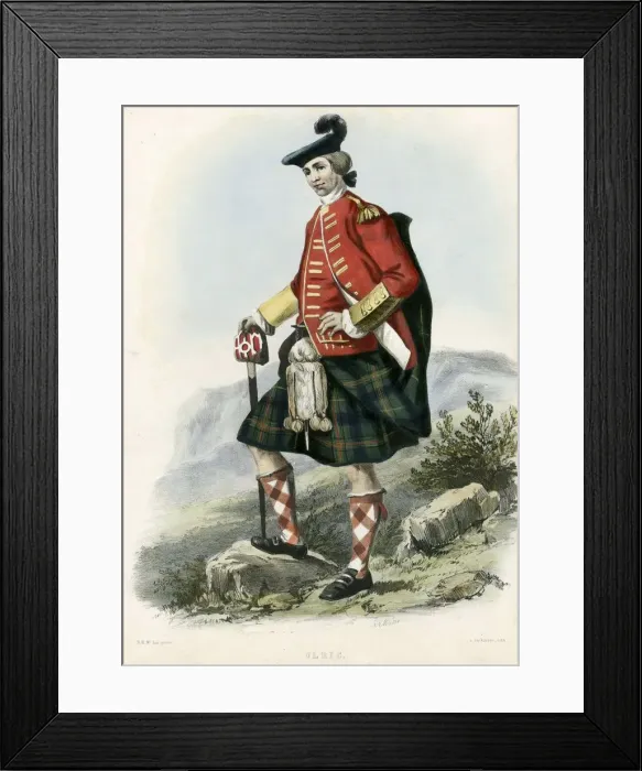 Framed Print : Ulric, from The Clans of the Scottish Highlands, pub. 1845 (colour lithograph) Framed Print : Ulric, from The Clans of the Scottish Highlands, pub. 1845 (colour lithograph)