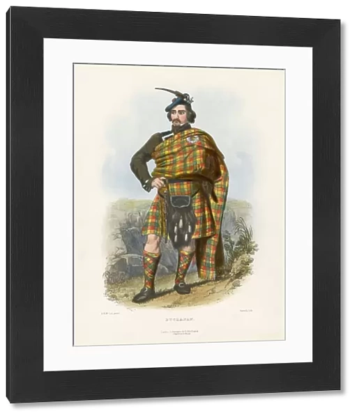 Buchanan, from The The Clans of the Scottish Highlands, pub. 1845 (colour lithograph)