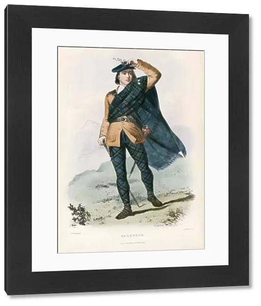 Colquhon, from The Clans of the Scottish Highlands, pub. 1845 (colour lithograph)