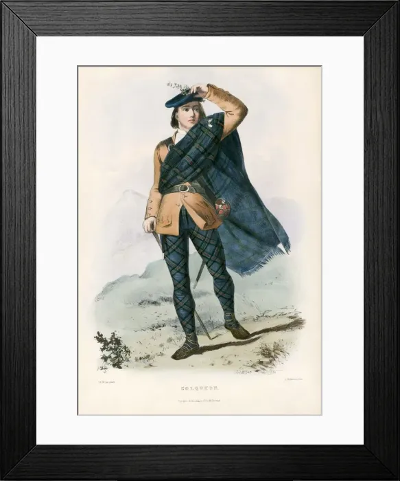 Framed Print : Colquhon, from The Clans of the Scottish Highlands, pub. 1845 (colour lithograph) Framed Print : Colquhon, from The Clans of the Scottish Highlands, pub. 1845 (colour lithograph)