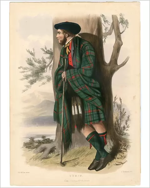 Cumin, from The Clans of the Scottish Highlands, pub. 1845 (colour lithograph)