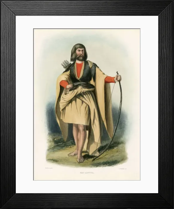 Framed Print : Mac Arthur, from The Clans of the Scottish Highlands, pub. 1845 (colour lithograph) Framed Print : Mac Arthur, from The Clans of the Scottish Highlands, pub. 1845 (colour lithograph)