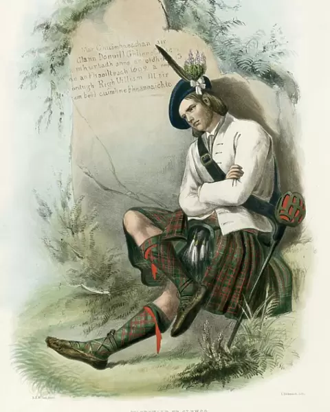 Macdonald of Glenco, from The Clans of the Scottish Highlands, pub