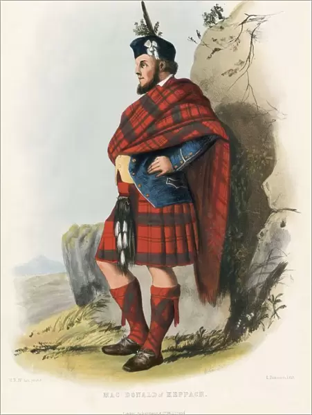 Mac Donald of Keppagh, from The Clans of the Scottish Highlands, pub