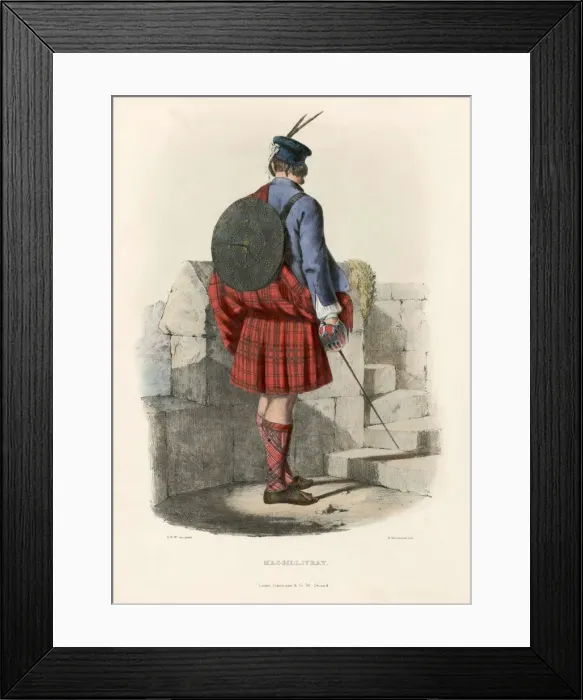 Framed Print : Macgillivray, from The Clans of the Scottish Highlands, pub. 1845 (colour lithograph) Framed Print : Macgillivray, from The Clans of the Scottish Highlands, pub. 1845 (colour lithograph)