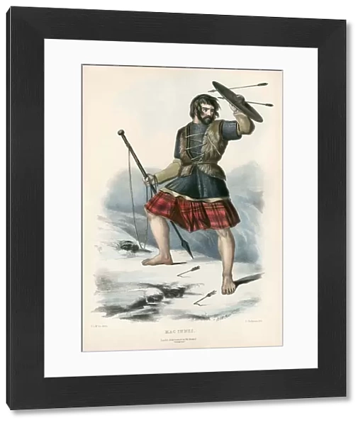 Mac Innes, from The Clans of the Scottish Highlands, pub. 1845 (colour lithograph)