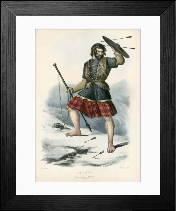 Framed Print : Mac Innes, from The Clans of the Scottish Highlands, pub. 1845 (colour lithograph) Framed Print : Mac Innes, from The Clans of the Scottish Highlands, pub. 1845 (colour lithograph)