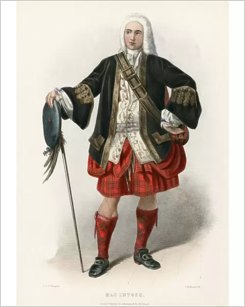 Mac Intoch, from The Clans of the Scottish Highlands, pub. 1845 (colour lithograph)