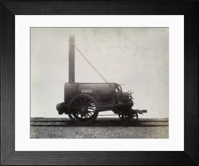 Framed Print : George Stephensons Rocket, c1905 Framed Print : George Stephensons Rocket, c1905