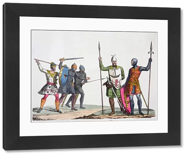 Anglo-Saxon warriors, 19th century
