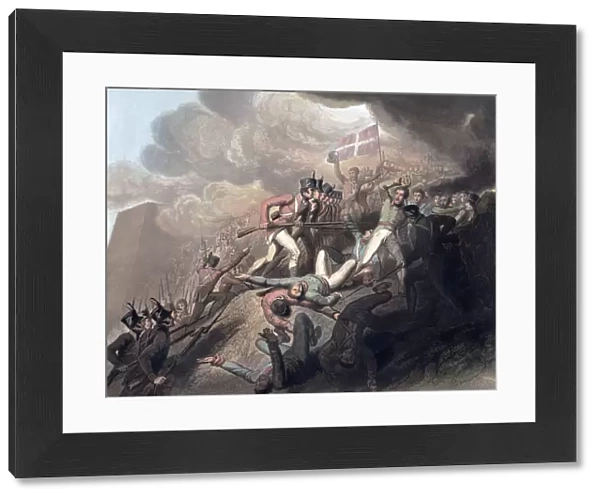 Capture of San Sebastian, Spain, 31st August 1813 (1819). Artist: T Fielding