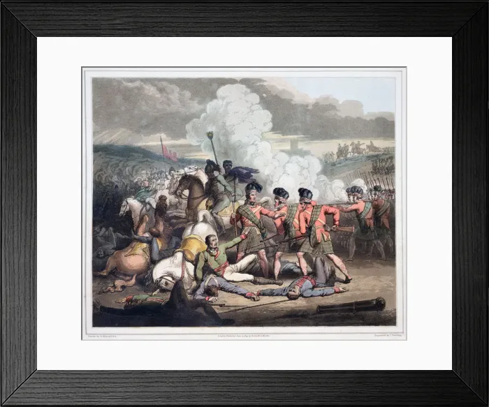 Framed Print : Battle of Vimeiro, Portugal, 1st August 1808 (1819). Artist: T Fielding Framed Print : Battle of Vimeiro, Portugal, 1st August 1808 (1819). Artist: T Fielding