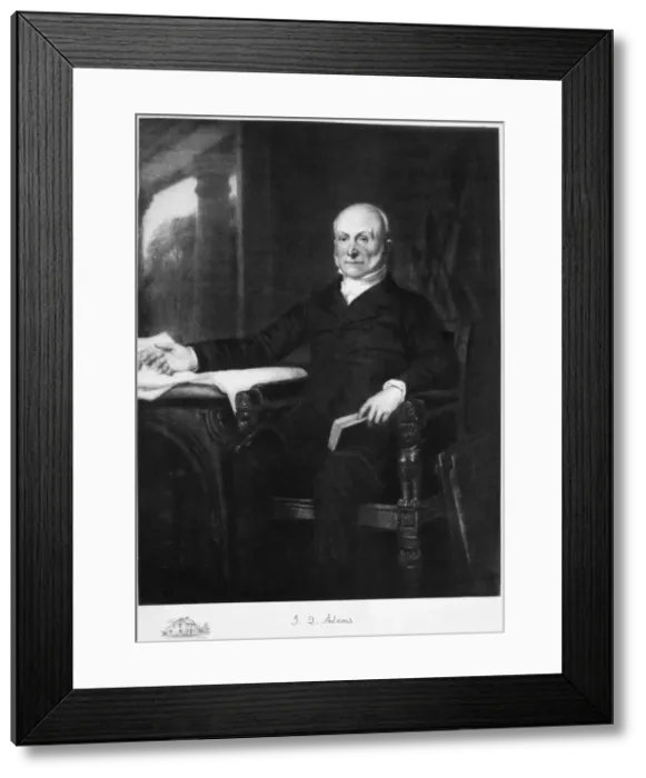 Framed Print : John Quincy Adams, 6th President of the United States of America, (1901) Framed Print : John Quincy Adams, 6th President of the United States of America, (1901)
