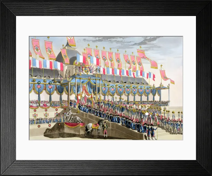Framed Print : Sacred Festival and Coronation of their Imperial Majesties, Paris, 1804 (1806) Framed Print : Sacred Festival and Coronation of their Imperial Majesties, Paris, 1804 (1806)