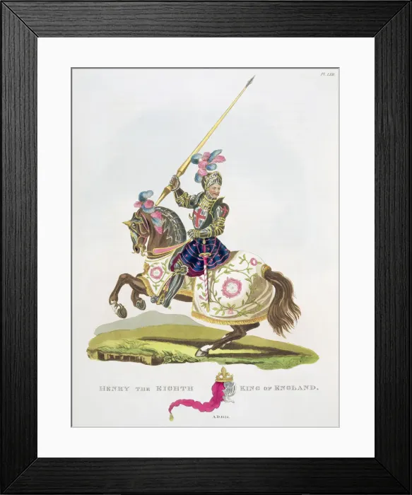 Framed Print : Henry VIII, King of England, 1525 (1824) Framed Print : Henry VIII, King of England, 1525 (1824)