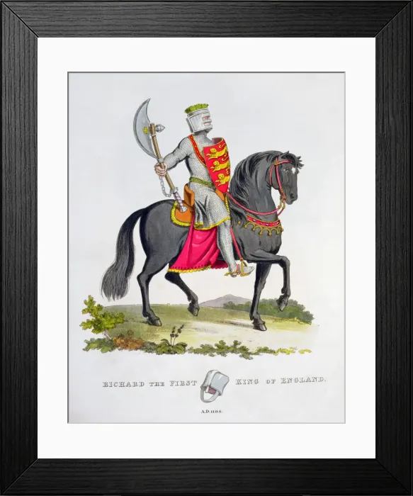 Framed Print : Richard I, King of England, 1194 (1824) Framed Print : Richard I, King of England, 1194 (1824)