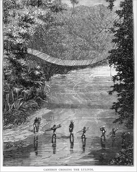 Crossing the Lulindi, Verney Lovett Cameron (1844-94)