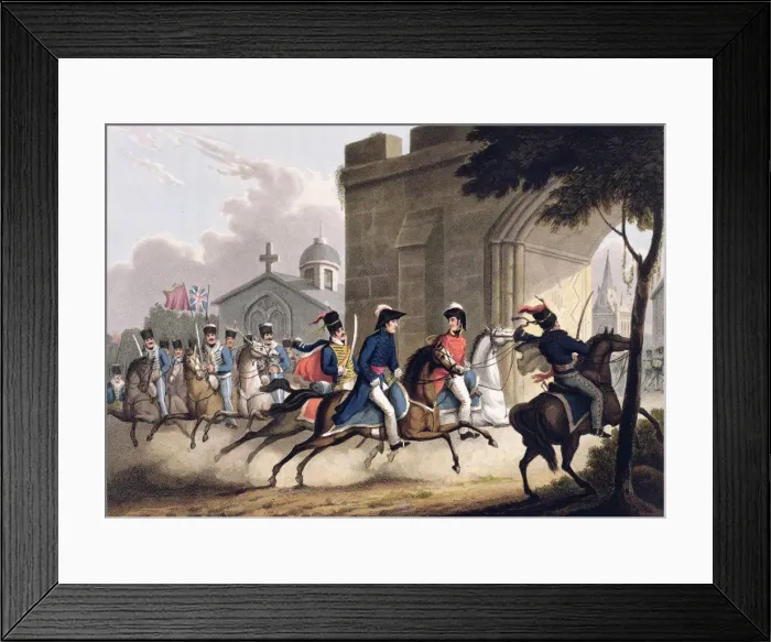 Framed Print : Entrance of Lord Wellington into Salamanca, May 20th 1813 1815. Artist: Matthew Dubourg Framed Print : Entrance of Lord Wellington into Salamanca, May 20th 1813 1815. Artist: Matthew Dubourg