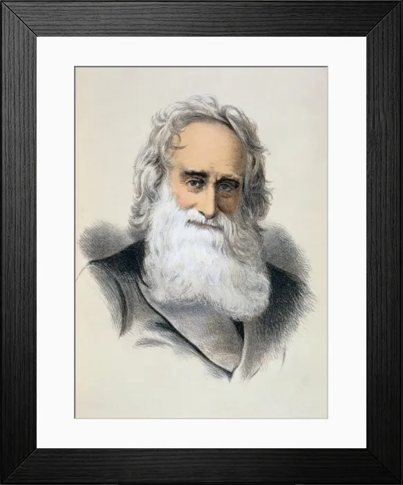 Framed Print : Robert Moffat, British missionary, 19th century