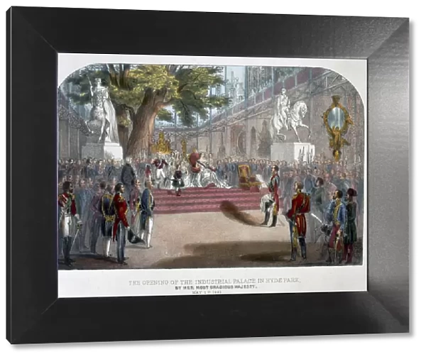 The opening by Queen Victoria of the Industrial Palace in Hyde Park, May 1st 1851 Artist