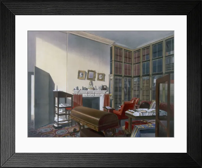 Framed Print : Dukes own room, Apsley House, Westminster, London, 19th century Framed Print : Dukes own room, Apsley House, Westminster, London, 19th century